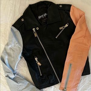 Nasty Gal Faux Leather Jacket